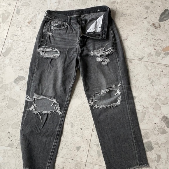 American Eagle Jeans size 10 US Short color black - Picture 2 of 4